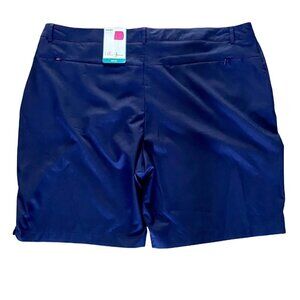 Lillie Green Navy Blue Shorts Size 24W UPF 30 New with Tags NWT
